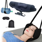 Hammock with Stand for Neck Traction Cervicales to Reduce Neck Pain Relief Relaxation with Free Eye Mask