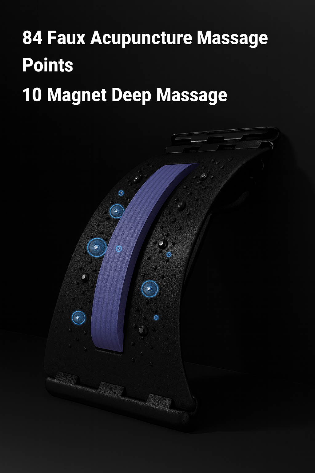 Adjustable Back Stretcher – Multi-Level Lumbar & Cervical Support for Spine Relief and Fitness