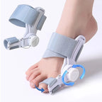 Bunion Corrector Unisex Big Toe Orthopedic Toe Straightener Anti-Slip Heel Strap for Left & Right Feet Rotatable Toe Separator